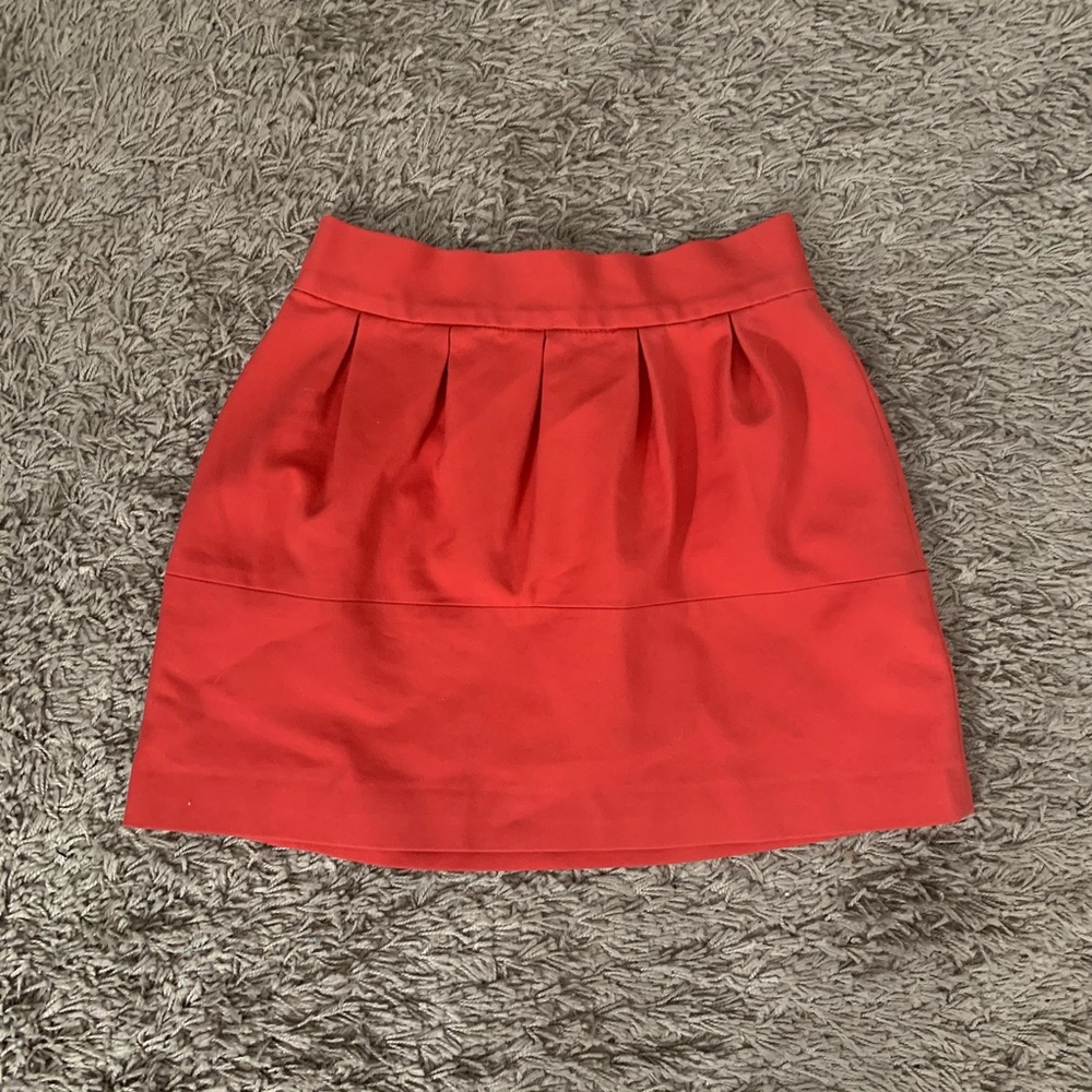 Zara// coral mini skirt size medium - Picture 2 of 4